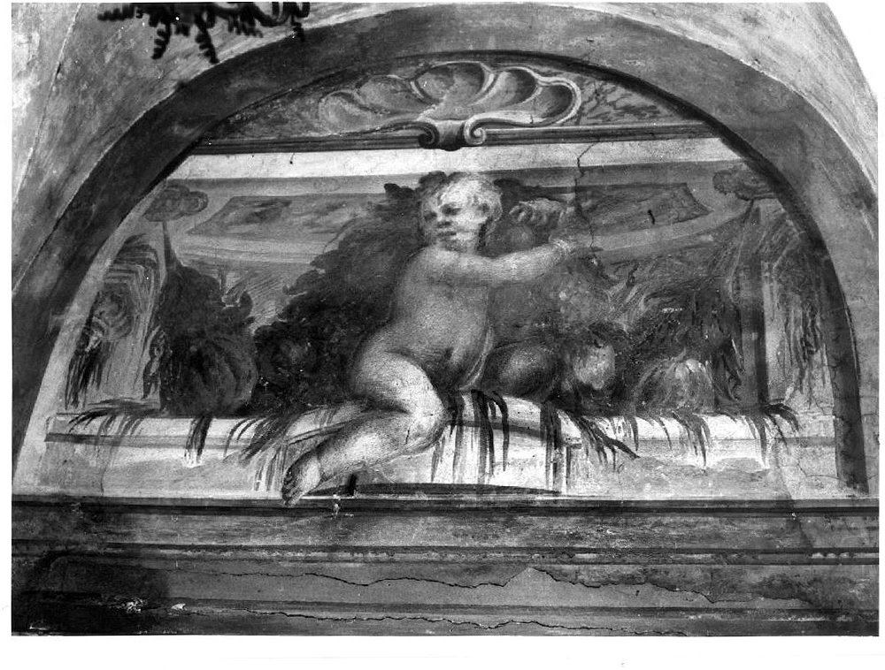 Putti con festoni - Rocca Sanvitale, Fontanellato, Parma